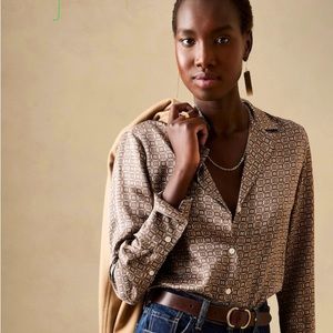 NWT Banana Republic Silk Blouse